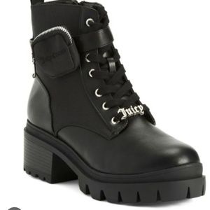 Juicy couture combat boots